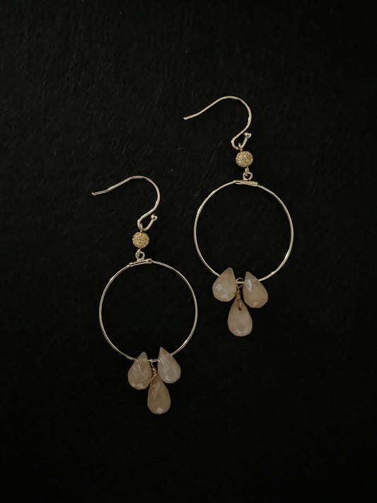 Pピンクジェイド／ピアス